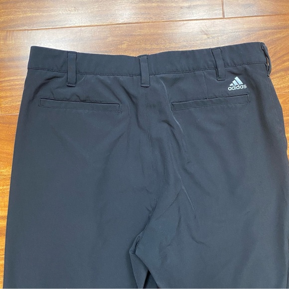 Adidas Men's Black Gray Hybrid 9" Shorts Size 32 Golf Country Club Athleisure - Picture 6 of 13